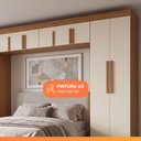 Ver imagem 5 de Guarda Roupa Modulado de Canto Madrid 13 Portas de Bater MDP Madeirado-Off White Maxel Móveis