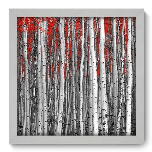 Quadro Decorativo - Floresta - 33cm x 33cm - 059qndbb - 1