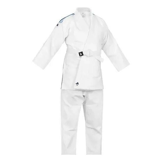 Kimono Judo Adidas Contest J650 Branco Listas Degradê Nl - 1