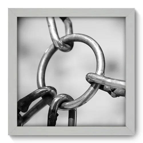 Quadro Decorativo - Corrente - 22cm x 22cm - 053qndab - 1