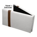 Ver imagem 2 de Painel Suspenso Cabeceira Dobrável Pietro para Cama Box Queen Size 160cm Boucle:bouclê Cinza Claro