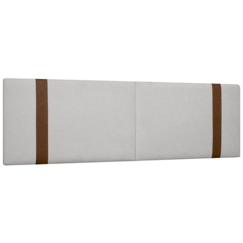 Painel Suspenso Cabeceira Dobrável Pietro para Cama Box Queen Size 160cm Boucle:bouclê Cinza Claro