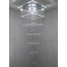 Lustre Cristal Pé Direito Duplo Luxuoso Alta Iluminação - 2