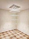 Ver imagem 3 de Lustre Cristal Pé Direito Duplo Luxuoso Alta Iluminação