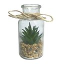Ver imagem 1 de Vaso Decorativo Vidro Suculenta Verde 12 cm - D'Rossi