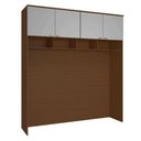 Ver imagem 1 de Guarda Roupa Modulado Ponte 4 Portas 245x163cm Setiba Plus Rimo Jequitiba/fendi