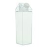 Garrafa Caixinha de Leite Acrílico 1 Litro Vedação Silicone - 1