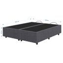 Ver imagem 4 de Base Cama Box Casal King Size Veludo Cinza Skybox