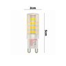 Kit 10 Lâmpada Led G9 Halopin 3w 3000k Bivolt - 3