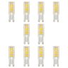 Kit 10 Lâmpada Led G9 Halopin 3w 3000k Bivolt - 1