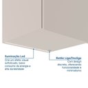 Ver imagem 7 de Ponte Planejada para Mesa de Cabeceira com LED Samambaia CabeCasa MadeiraOriginals Off White