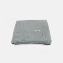 Ver imagem 1 de Peseira de Tricot Maxime com Porta Travesseiro - Cinza Blue Gardenia
