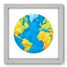 Quadro Decorativo - Globo - 22cm x 22cm - 101qndab - 1