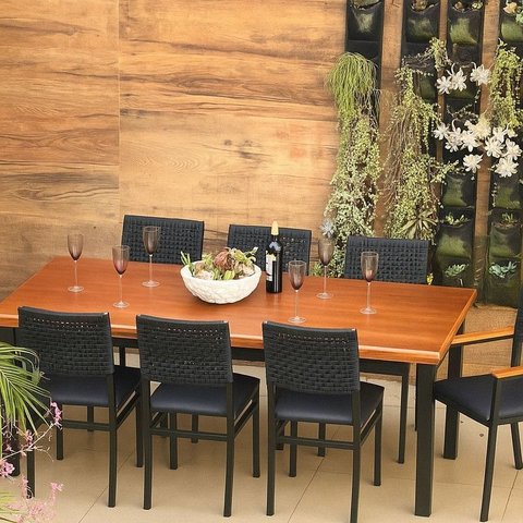 Conjunto Náutico Área Externa 8 Lugares 2,0x0,90m - Solara