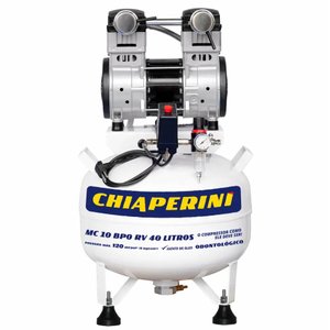 Motocompressor Odontológico sem Óleo 40l Mc10 220v 022492 Chiaperini