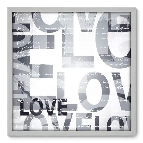 Quadro Decorativo - Love - 70cm x 70cm - 107qnddb - 1