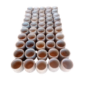 Ver imagem 2 de Kit 50 Copinhos em Pedra Sabão para Cachaça, Licor e Vinho