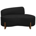 Ver imagem 5 de Sofá Orgânico Namoradeira 2 Lugares Feijão Thor 180cm Bouclê:preto