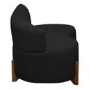 Ver imagem 3 de Sofá Orgânico Namoradeira 2 Lugares Feijão Thor 180cm Bouclê:preto