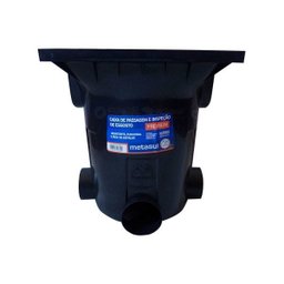 Caixa de Passagem e Insp de Esgoto Premium 410x410x480mm - Metasul - 1