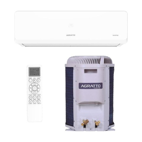 Ar-condicionado Split Inverter 18000 Btus Agratto Fit Top Só Frio Ficst18f-02i 220v