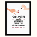 Ver imagem 1 de "Não É que Eu Odeie Lavar Louça" Quadro Manicure Estética