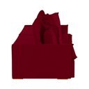 Ver imagem 3 de Sofá 4 Lugares Com Molas Retrátil E Reclinável Vermelho