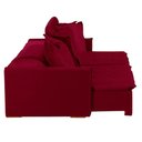 Ver imagem 6 de Sofá 4 Lugares Com Molas Retrátil E Reclinável Vermelho