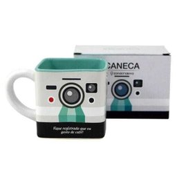 Caneca Quadrada Cubo Câmera Fotográfica - 1
