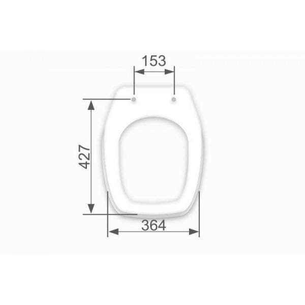 Assento Almofadado Stylus Branco - Astra TSL/K*BCO-01 - 2