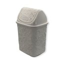 Ver imagem 4 de Cesto de Lixo Basculante Renda Floral 4,5 Litros Branco