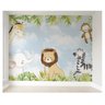 Papel de parede safári animal infantil para quarto de bebê M² PP89 - 1