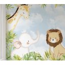 Ver imagem 3 de Papel de parede safári animal infantil para quarto de bebê M² PP89