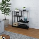Ver imagem 3 de Estante Brooklyn Baixa 04 Prateleiras 94x90x30cm