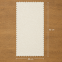 Ver imagem 3 de Trilho Caminho de Mesa Ibis Jacquard Impermeável 40x90cm