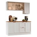 Ver imagem 2 de Cozinha Modulada 4 Peças com Tampo e Vidro Reflex Olivia Poliman