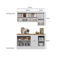 Ver imagem 3 de Cozinha Modulada 4 Peças com Tampo e Vidro Reflex Olivia Poliman