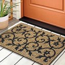 Ver imagem 1 de 1 Tapete Porta Capacho Fibra Coco Antiderrapante 40x60 P2