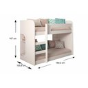 Ver imagem 2 de Colchão Physical Resistente (2un) + Beliche Ema Branco