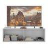 Rack para Tv até 50 Polegadas com 4 Portas Suspenso Multimóveis Mp1070 Branco - 4