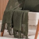 Ver imagem 6 de Manta Decorativa Atacama New 120x150cm Verde Militar