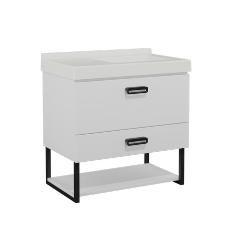 Gabinete para Banheiro Suspenso Ucrânia 66cm