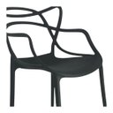 Ver imagem 2 de Conjunto 2 Banqueta Allegra Alta Master Preta Polipropileno