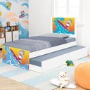 Ver imagem 1 de Bi Cama Juvenil Zap com Cabeceira Surfista