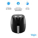 Ver imagem 3 de Fritadeira Elétrica Air Fryer Elgin Space Fryer 5 Litros 1450w - 220v
