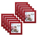 Ver imagem 1 de Kit 10 Porta Retrado Molduras 15x15 Vermelho
