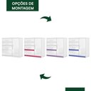 Ver imagem 2 de Cômoda Sapateira Vênus 1 Porta e 4 Gavetas Branco-Lilás - Moval Branco-Lilás