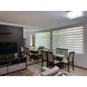 Ver imagem 3 de Persiana Double Vision luxo 1,20 L x 1,40 A:CINZA