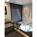 Ver imagem 2 de Persiana Double Vision luxo 1,20 L x 1,40 A:CINZA