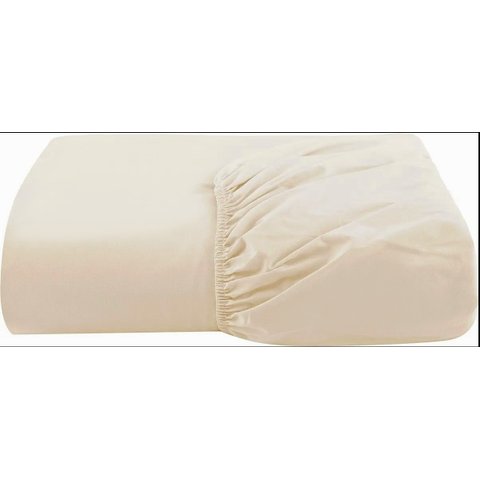 Lençol Avulso C/ Elástico Percal 200 Fios Cama Casal Palha